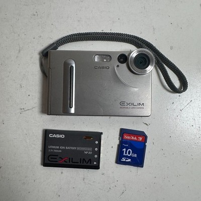 Casio Exilim EX-S2 Silver 2.0MP Ultra Slim Point & Shoot Compact Digital Camera