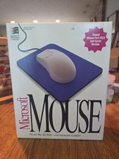 Microsoft Mouse Round  PS/2 Serial Version Ne...