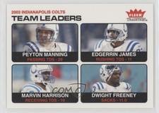 2004 Fleer Tradition Team Leaders Peyton Manning Edgerrin James #5 HOF yf0