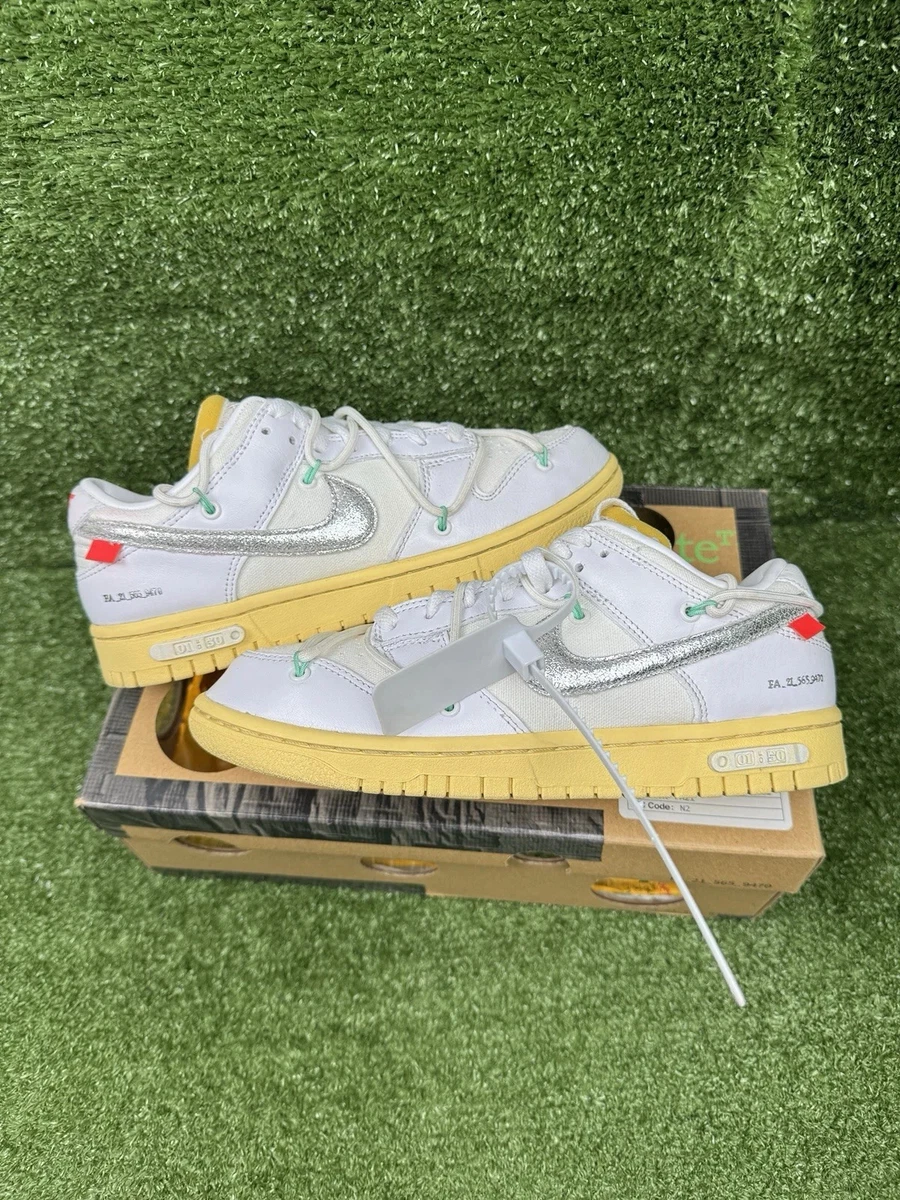 Preços baixos em Nike Off-White x Dunk Low Lot 01 of 50 | eBay