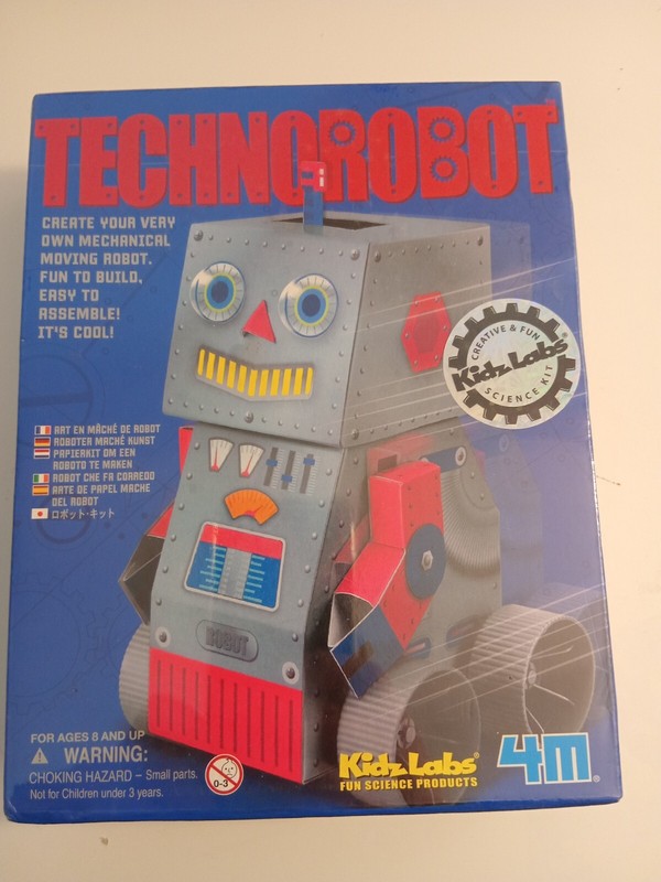 TECHNOROBOT Kidz Labs Toy For Ages 8+ Fun Science Motorised Robot Model Kit New