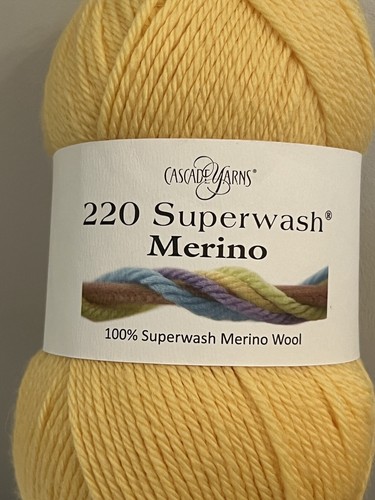 Cascade Yarn Skein Lot 220 Superwash Wool 220 yds Color 111 Merino Wool Yarn Lot - Picture 4 of 6