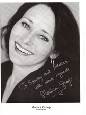 Monica Groop Signed Photo & Note / Autographed Opera Singer