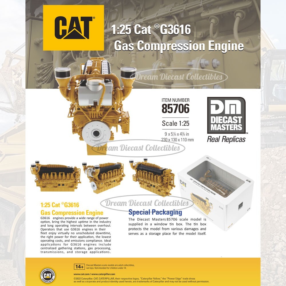 ⭐ 1:25 CAT CATERPILLAR G3616 A4 GAS COMPRESSION ENGINE ⭐ 1:25 CAT CATERPILLAR G3616 A4 GAS COMPRESSION ENGINE