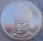 1 oz. TRUMP - PONTIFF OF PROFIT  BU rounds .999 fine silver