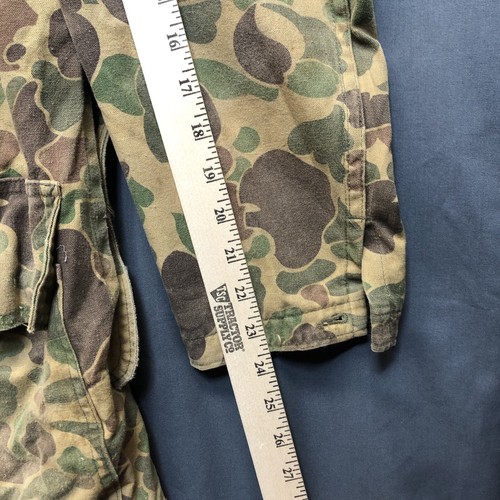 Vintage 60’s Sears Roebuck & Co Field Tested Camo Jacket Talon Hunting Large/XL - Picture 10 of 24