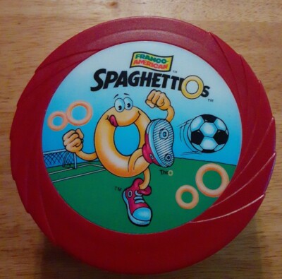 Spaghettios Insulated Bowl Franco-American Soccer W/Lid Travel Vintage 1999
