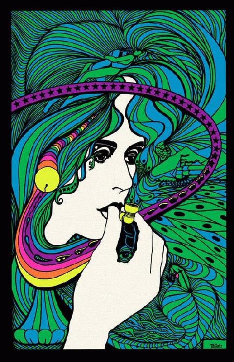 ACID QUEEN 1970 PSYCHEDELIC ART POSTER REPRINT | eBay