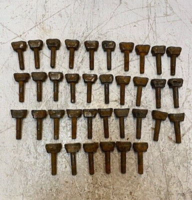 36 Quantity of Oval Head Drilling Bolts 2-1/4'' L 1-1/2'' Shaft 9mm Thread -36 Qty