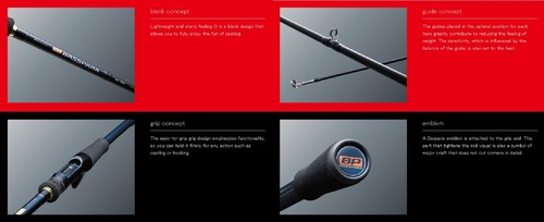 Major Craft Basspara Series Spinning Rod BXS 632L (6318) - Picture 5 of 6
