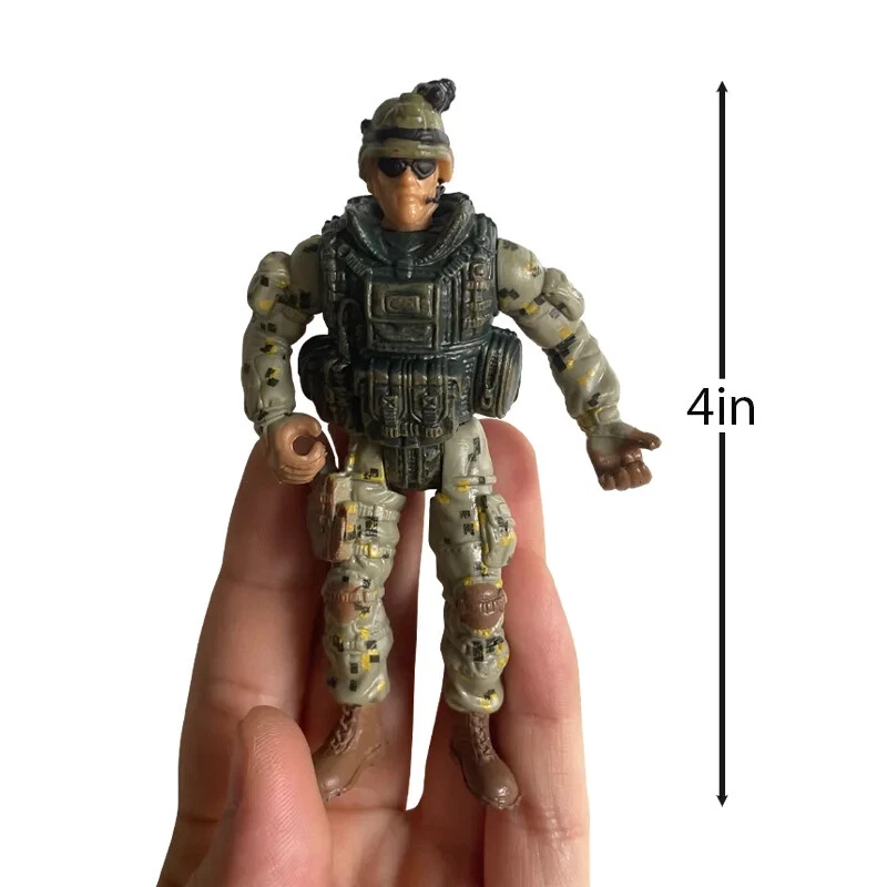 48x Soldado Policía Militar Ejército Figura de Acción Bombero Cazador Modelo Juguete Niño Regalo Foto 4 de 4