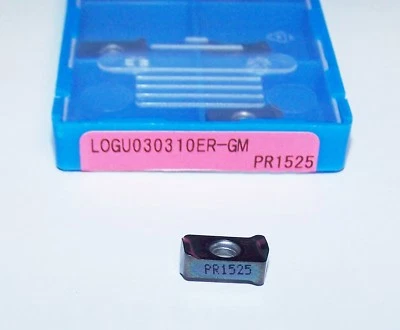 (10) LOGU030310ER-GM PR1525 KYOCERA MILLING INSERTS FOR MFH MINI CUTTER