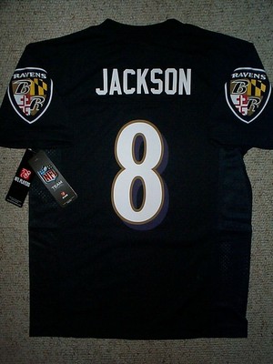 lamar jackson youth medium jersey