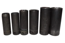 Snap-On 6pc 3/8" Drive 6-Point SAE Flank Drive® Deep Impact Socket