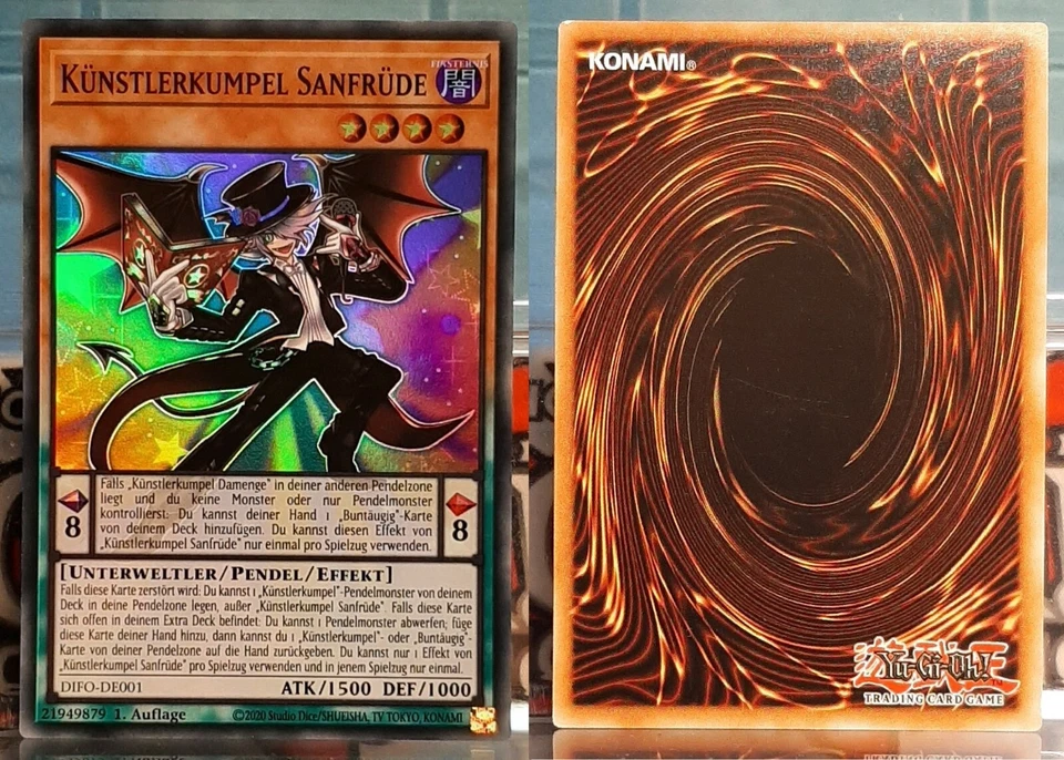 Yugioh - Künstlerkumpel Sanfrüde - DIFO-DE001 - SR/Pendel - Dimension Force - DE - Bild 3 von 3