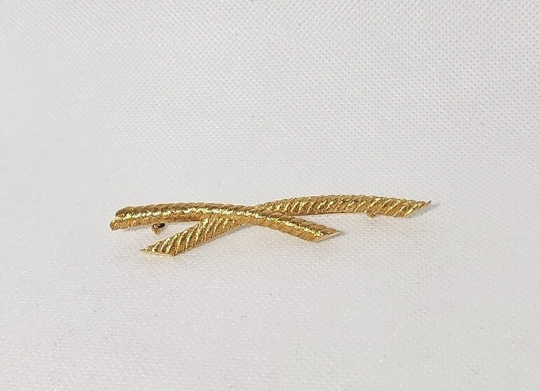 Broche Critian Dior Pin Ton Or 3