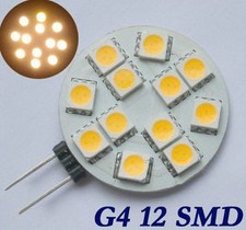 20 Pack LED Light bulb G4 DC12V 2.5Watts Dimmable White Warm for Car RV Cabinet