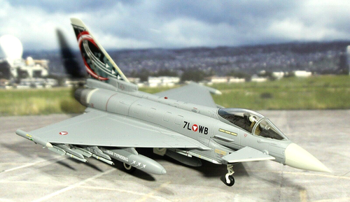 Hobby Master Eurofighter EF2000 Typhoon autrichien AF 1:72 échelle EXCELLENT PRIX - Photo 3/20