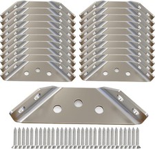 Universal Stainless Steel Furniture Corner Connector Heavy Duty Corner Bracke...