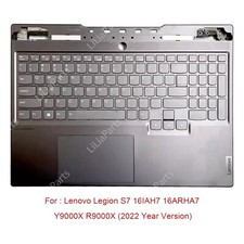 For Lenovo Legion S7 16IAH7 16ARHA7 Palmrest Top Case Backlit US Keyboard 16"