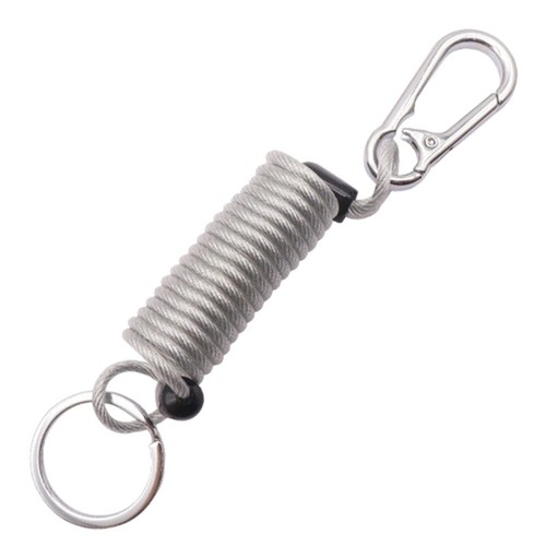 Key Hook Keychains for Backpacks Stretchy Spirals Keyring Coil Spring Keychains - 第 3/14 張圖片