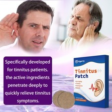   10Pc Tinnitus Comfort Patches for Ear Stress  Pressure Relief, Soothing Paste
