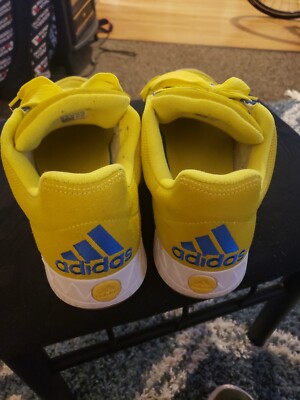 Size 13 - adidas Adimatic Bright Yellow Blue 2022 | eBay