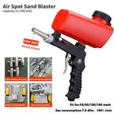 1/4" Portable Handheld Media Spot Sand Blaster Gun Air Gravity Feed Rust Remover