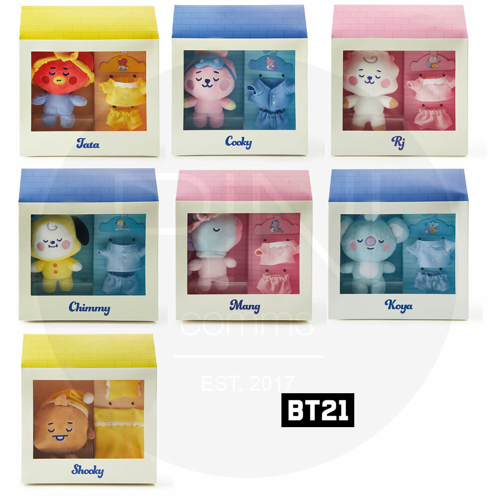 BTS BT21 Official Authentic Goods Dream of Baby Pajamas Doll SET