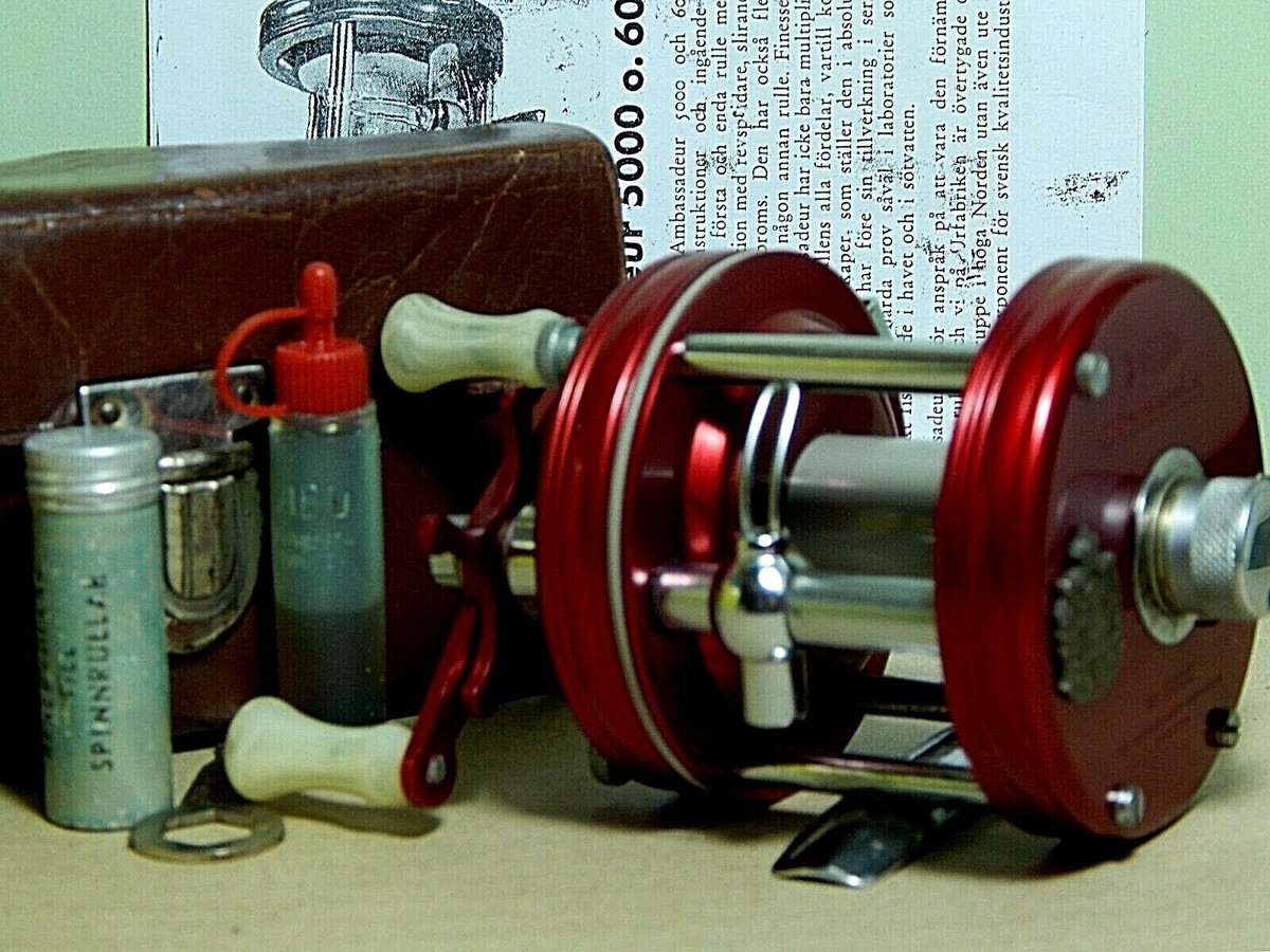 1957/58's Record AMBASSADEUR 5000(last version) baitcasting reel