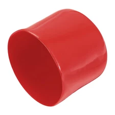 8pcs 46mm Round Red Vinyl End Cap Screw Thread Protector Rubber Caps