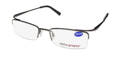 TECH-SPORT TXS3002 EYEGLASS FRAME/GLASSES HALF-RIMLESS AVANT-GARDE DESIGN MODERN