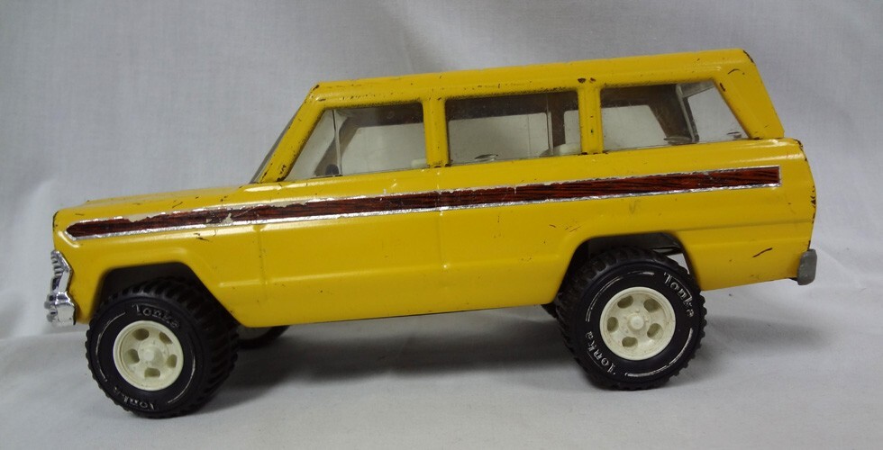 Vintage Tonka Yellow Jeep Cherokee Wagoneer #53078 Toy Truck