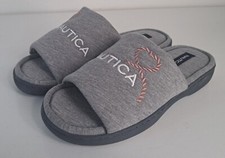 Nautica Eldridge Valentine Mule Slippers US Women's Size 7-8 Gray Open Toe