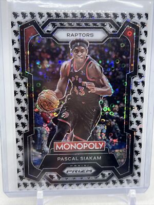 2023-24 Panini Monopoly Running Mr. Monopoly Man Prizm Pascal Siakam #82 SP