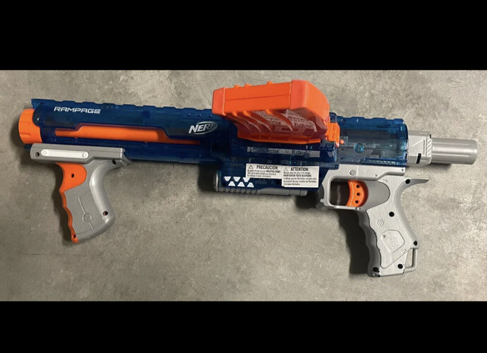 Nerf N-Strike Elite Rampage Sonic Ice Series Blaster Dart Gun