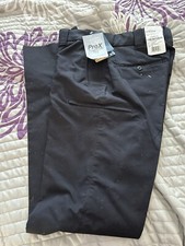 Flying Cross BLACK Uniform Pants Women's 8 REG NWT No Hem Supercrease ProX Fit