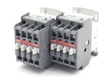 2x ABB N22E N22 E R80 220-230V 50Hz 230-240V 60Hz 690V 16A Auxiliary Contactor -used-
