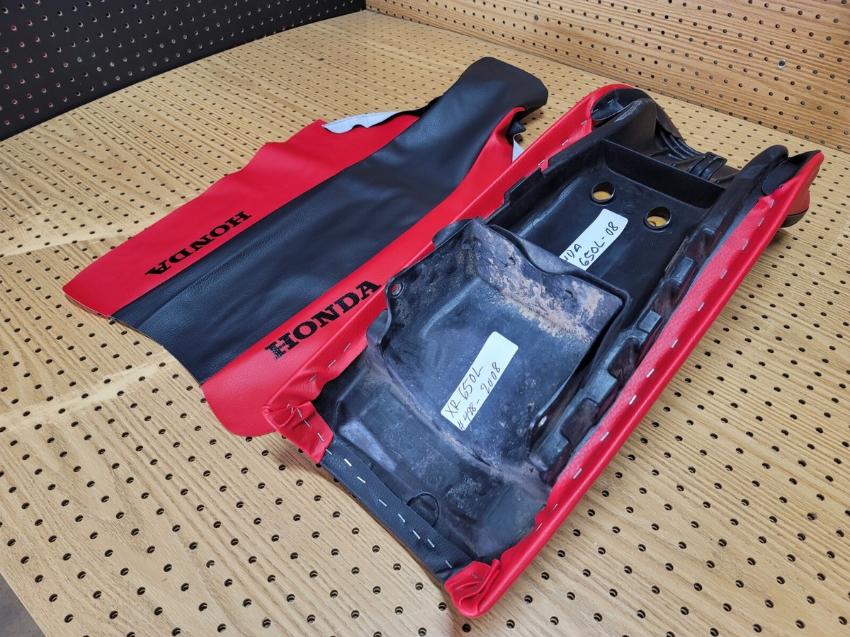 KUAFU Red Motorcycle Seat Replacement For 2009-2021 Honda XR650L - Complete OEM Style Seat