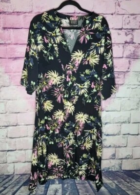 scotch and soda shirt dress SCOTCH & SODA AMSTERDAM PARK IN BLOOM BELTED SHIRT DRESS 42 NWT