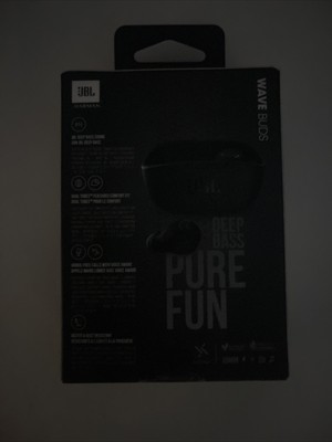 JBL Complete wireless earphone black JBLWBUDSBLK from Japan for  