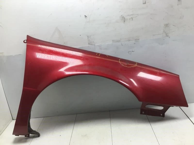 2002 CADILLAC DEVILLE FRONT RIGHT PASSENGER SIDE FENDER SHELL METALLIC RED OEM+ - Image 4 of 4