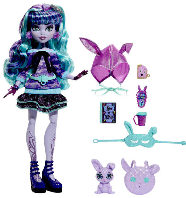 Monster High Boneca Creepover Twyla - Mattel HLP87 - Arco-Íris Toys