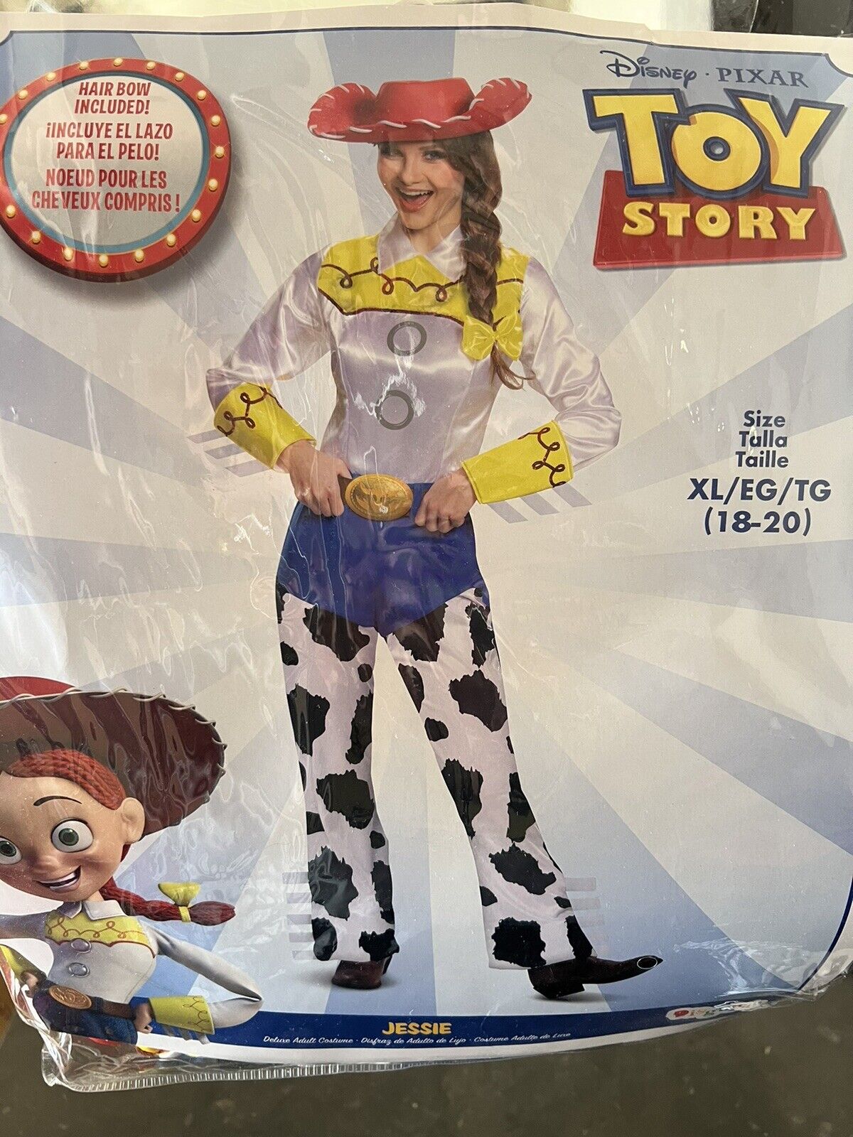 Jessie Deluxe Adult Toy Story Halloween Costume Compl Gem 