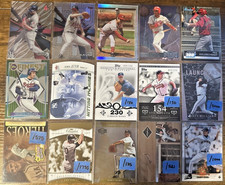 Baseball MLB 15 Card Lot - 8 Numbered Cards - Glavine, Maddux, Jeter, Freeman