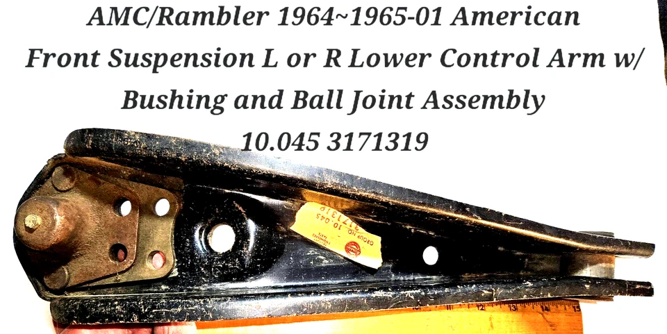 Conjunto de brazo de control inferior AMC/Rambler American L o R 1964~1965 original N.O.S Foto 3 de 4