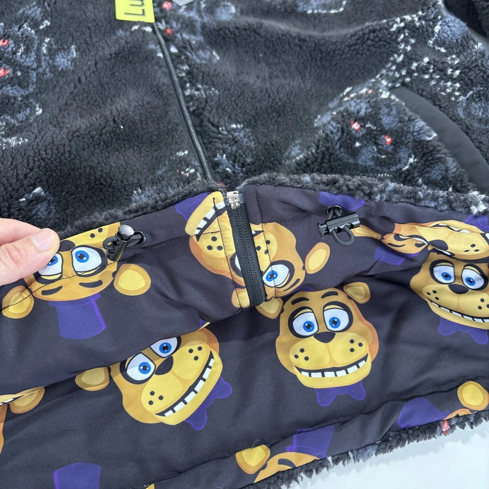 FNAF Rare Reversible Jacket Lumen Theorywear Five Nights at Freddy's Size L NWT image 15