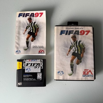 FIFA 97 SEGA MEGA DRIVE SPIEL KOMPLETT VERPACKT UND KOMPLETT - SEHR GUTER ZUSTAND - PAL