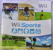 Wii Sports Nintendo Wii Instruction Manual Only Clean, No Game No Case