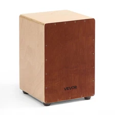 [New]VEVOR Cajon Box Drum Wooden Birchwood Percussion Instrument Bass Drum with